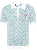 Casablanca Polo Shirt With Jacquard Monogram