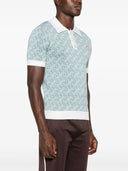 Casablanca Polo Shirt With Jacquard Monogram