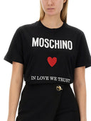 Moschino T Shirt With Logo