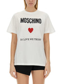 Moschino T Shirt With Logo