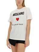 Moschino T Shirt With Logo
