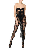 Oseree Lace Ruffle Jumpsuit