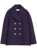 Lanvin Double Breasted Peacoat