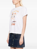 Re/Done T Shirt With Graphic Print