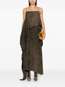 Uma wang lång jacquard klänning