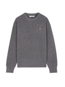 Maison Kitsune` Fox Patch geripptes Strickspringer