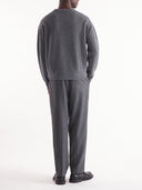 Maison Kitsune` Fox Patch geripptes Strickspringer