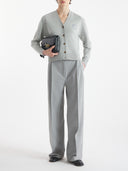 Maison Kitsune` Bold Fox Head Cardigan With Embroidery
