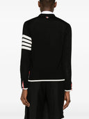 Thom Browne Cardigan With 4 Stripe Detail