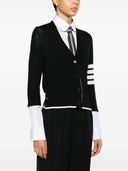 Thom Browne Cardigan mit 4 Streifendetails