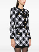 Balmain checkte Jacke