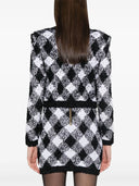Balmain checkte Jacke