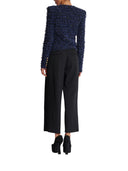 Balmain Short Tweed Strickjacke