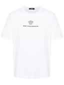 Versace T Shirt With Medusa Milano Embroidery