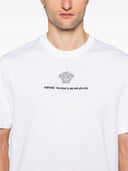 Versace T Shirt With Medusa Milano Embroidery