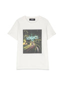 Versace Versace Blinding Lights Print Jersey T Shirt