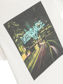 Versace Versace Blinding Lights Print Jersey T Shirt