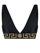 Versace Bikini Top With Logo Band