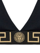 Versace Bikini Top With Logo Band