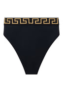 Versace Greca Border High Waisted Bikini Briefs