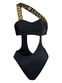 Versace One Piece Swimsuit With Cut Out