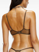 Diesel X Fenty By Rihanna Camo Lace Plunge Bra Green Color Composition 84%Pa 16%Ea+Cont67%Pa 33%Ea Id A156440 Lkbx