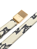 Khaite Snakeskin Effect Belt