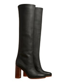 Khaite Knee High Boot In Willow