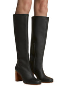Khaite Knee High Boot In Willow