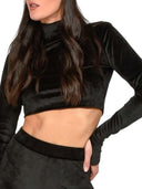 Gcds gcds svart sammet topp