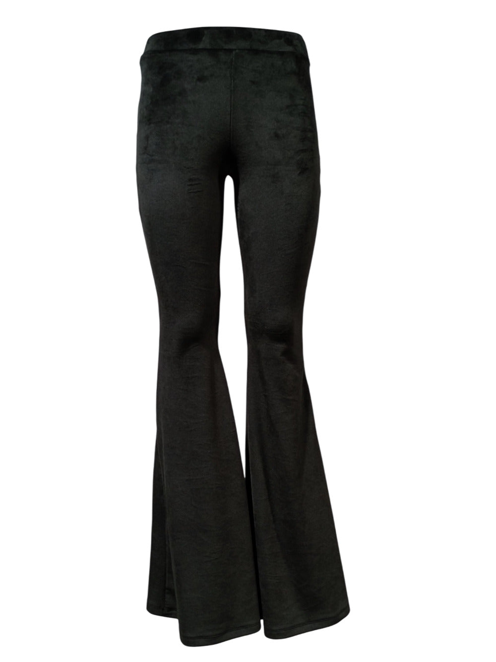 Gcds Flared Velvet Pants With Choker