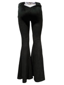 Gcds Flared Velvet Pants With Choker