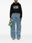 Gcds Ti Amo Cropped Hoodie