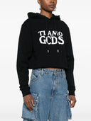 Gcds Ti Amo Cropped Hoodie