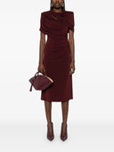 Stella Mccartney Midi Dress With Draped Cape