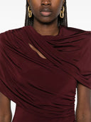 Stella Mccartney Midi Dress With Draped Cape