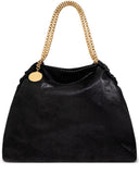 Stella Mccartney Eco Shaggy Deer Tote With Gold Colored Chain