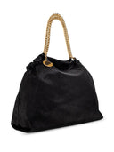 Stella Mccartney Eco Shaggy Deer Tote With Gold Colored Chain