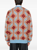 Drole De Monsieur Cardigan Le Cardigan Mohair Géométrique