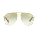 Gafas de sol Gucci Gold/Verde