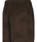 Ganni satin brune bukser