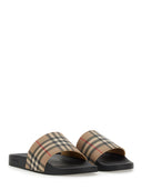 Burberry Check Print Slide Sandal