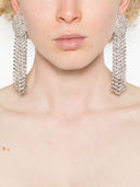 Self Portrait Earrings With Round Crystals