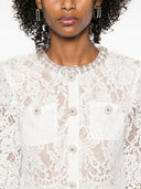 Zelfportret Midi -jurk met decoratie