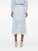 Falda midi acampanada de autorretrato