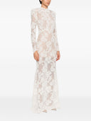 Self Portrait Long Dress With Rhinestones