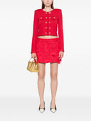 Selvportrett cardigan med hjerteknapper