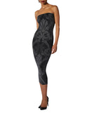 Wolford X Etro Wolford X Etro Metallic Midi Dress With Baroque Jacquard Effect
