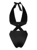 Versace Medusa Lace Up One Piece Massuit de maillot
