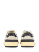 Zapatilla de cuero lanvin malla, gamuza y nappa